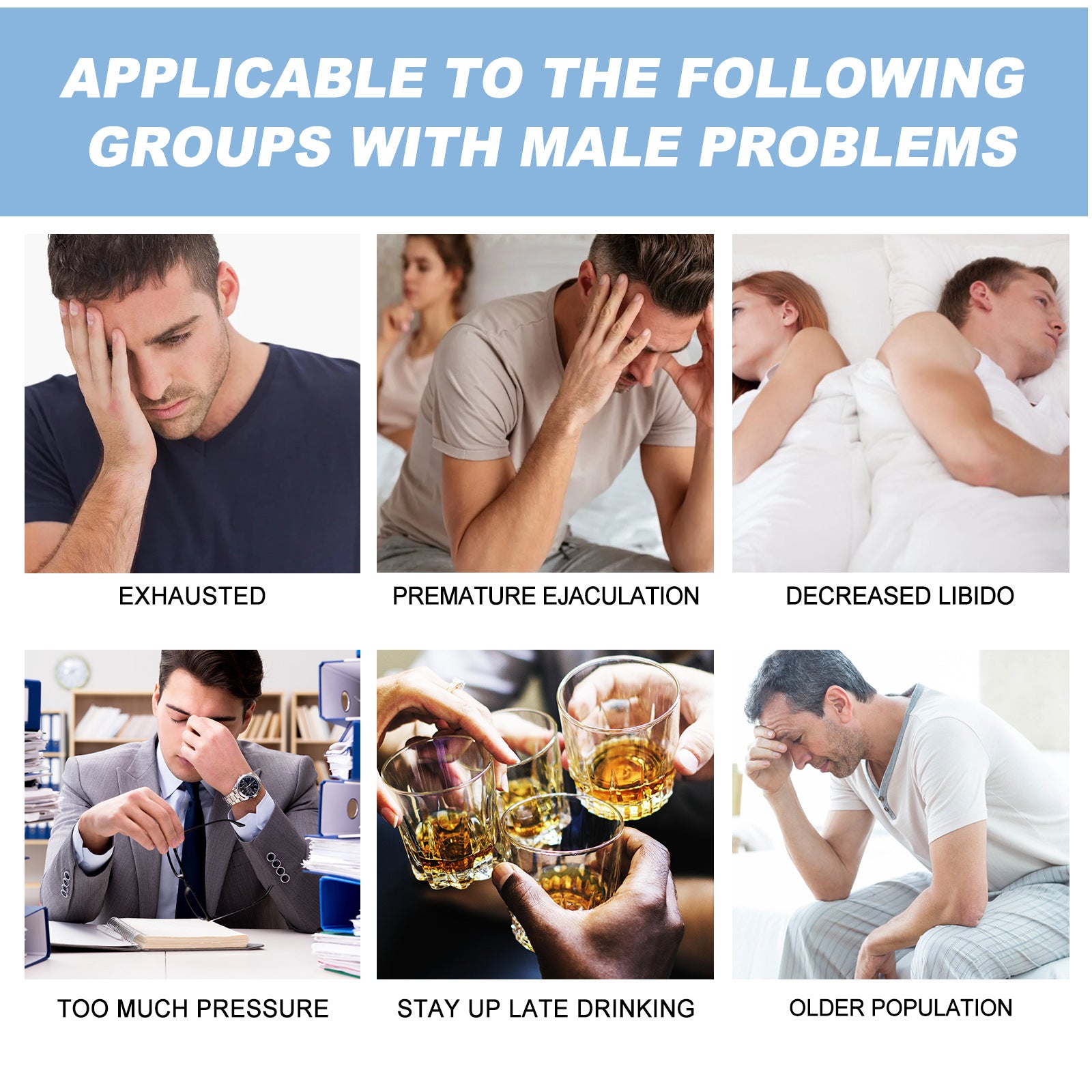 Men's Body Supplement BLUE DIRECTIONDrops