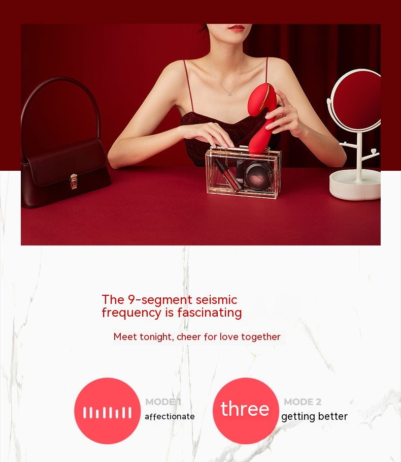 Women's Automatic Heating Sucking Clitoral Multi-frequency Vibrator