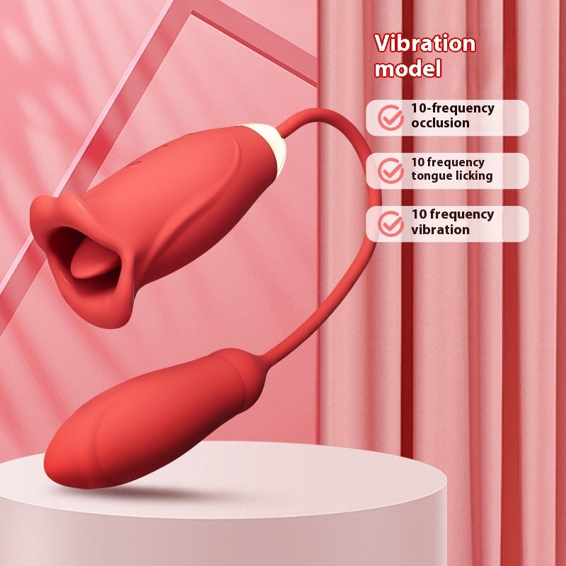 Tongue Female Appliance Vibration Wireless Remote Control Telescopic Toy