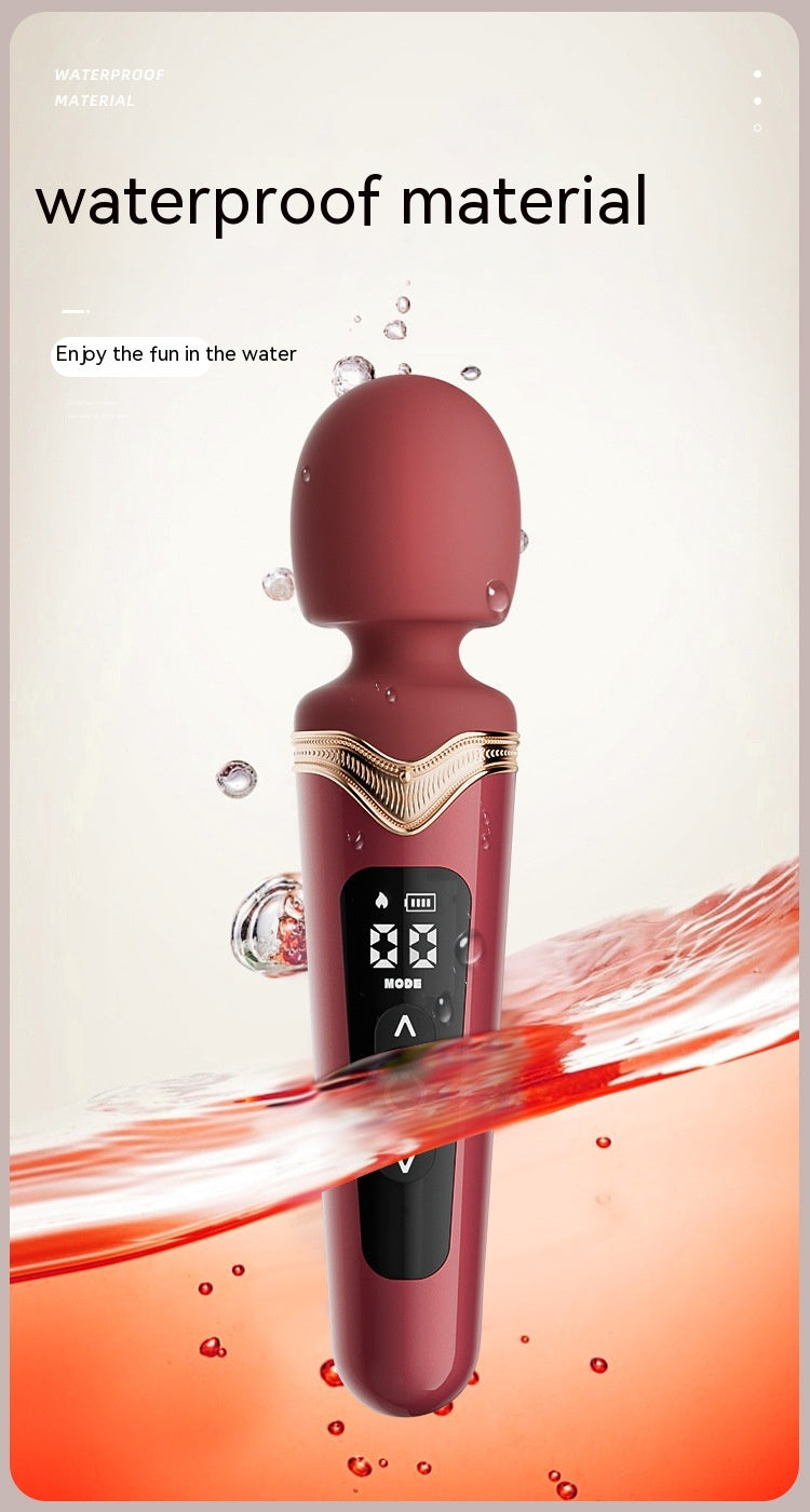 Powerful Shock Big Head AV Stick Women's Toy Multi-frequency Instant Climax Masturbation Device