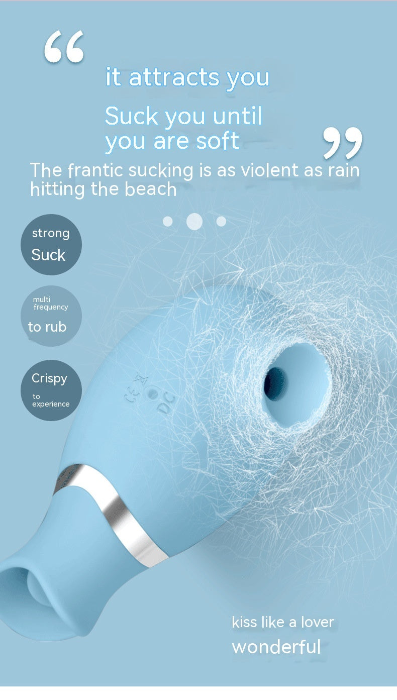 Female Sucking Device Tongue Licking Private Stimulation Vibration Device Toys