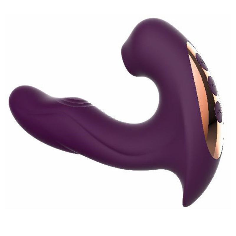 Sucking And Beating Multi-frequency Women Wearable Vibrator Toy