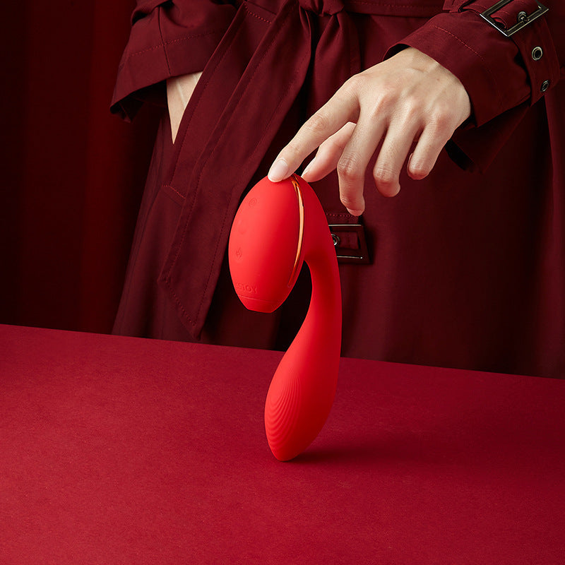 Women's Automatic Heating Sucking Clitoral Multi-frequency Vibrator