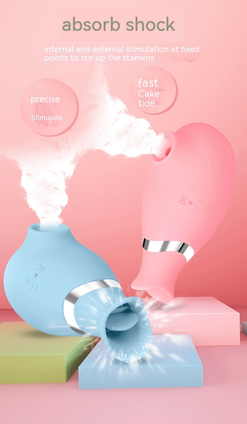 Female Sucking Device Tongue Licking Private Stimulation Vibration Device Toys
