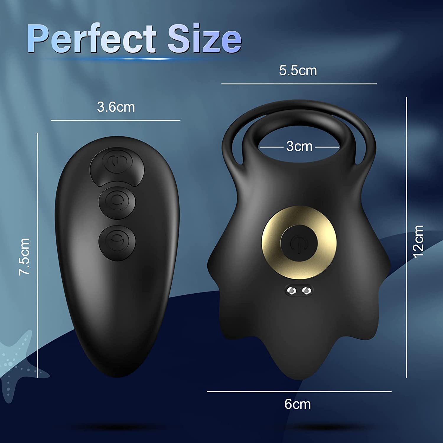 Vibrating Ring For Men Casual Wear