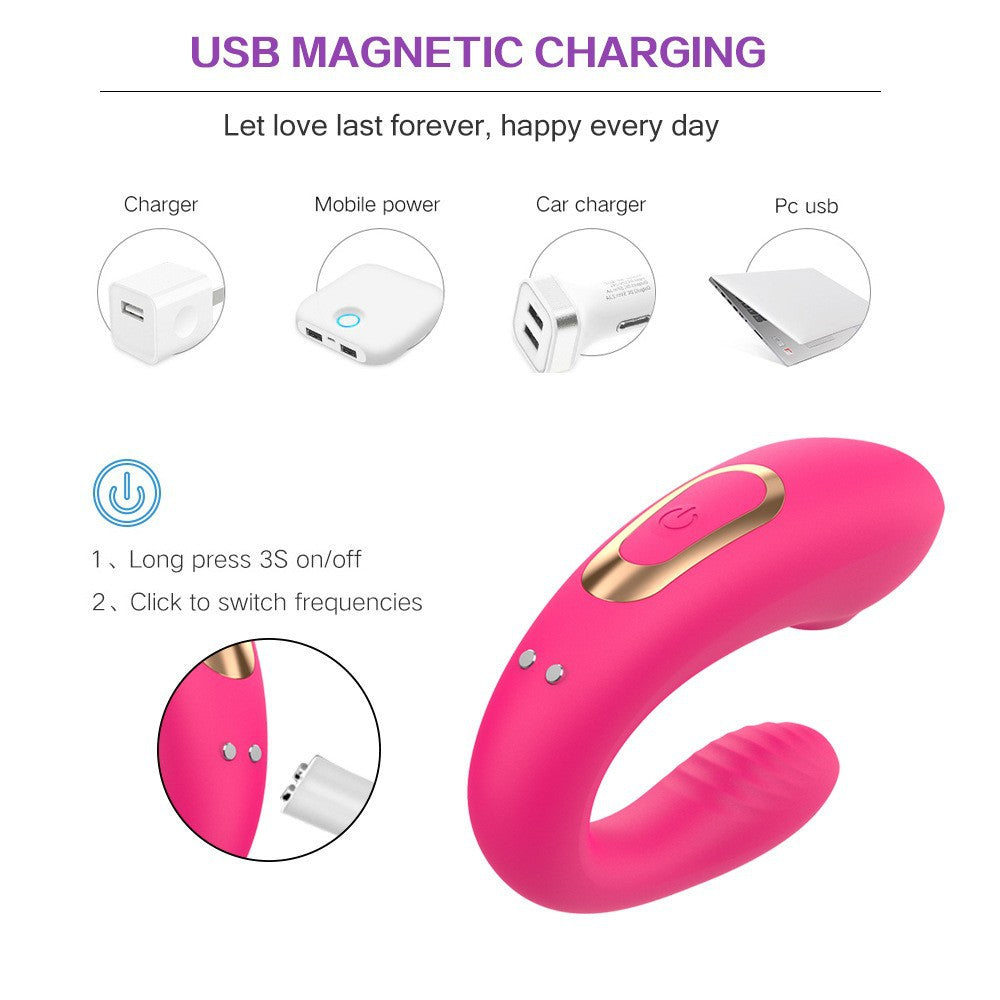 U-shaped Wear Sucking Vibration Vibrator Couple Co-shock