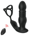 Retractable Back Court Lock APP Vibrating Ring Prostate Massager