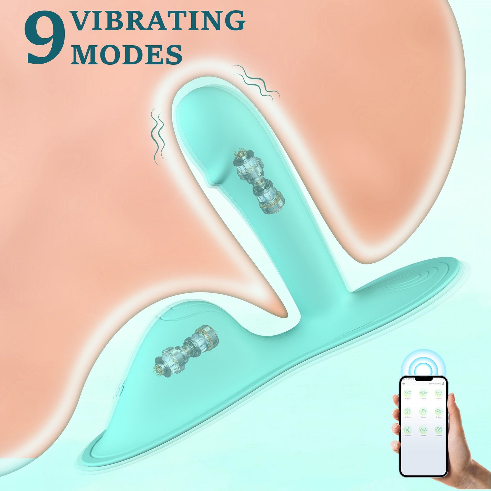 Women Wear Vibration Massager APP Remote Control