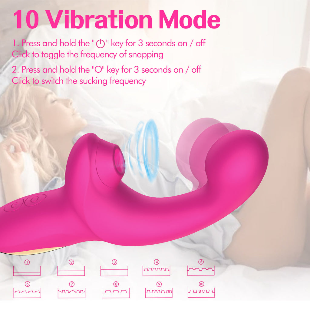 G-spot Massage Finger Button Multi-frequency Sucking Massager