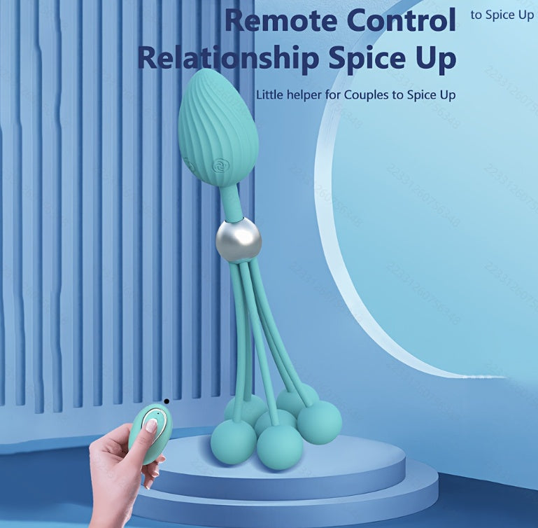 Vibrating Anal Plug With 6 Clitoris Vibrator Sex Toys For Women & Couples, Remote Control C Spot And Vaginal Stimulation Massager, Butt Plug For Male With 10 Vibration Modes