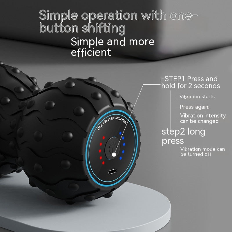 Peanut Massage Ball Shoulder And Neck Muscle Running Relaxation Massage Ball Foot Leg Fitness