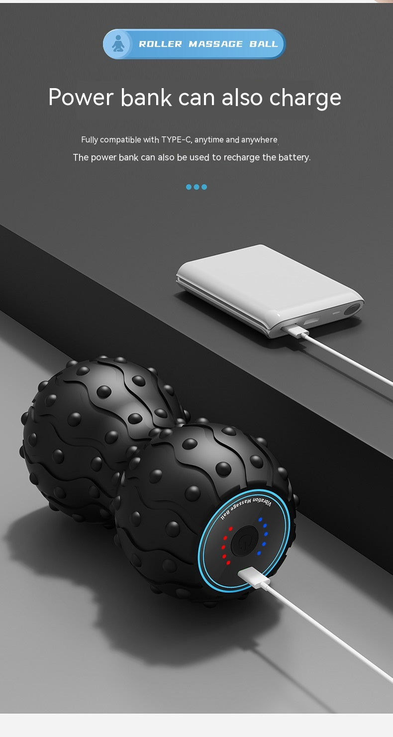 Peanut Massage Ball Shoulder And Neck Muscle Running Relaxation Massage Ball Foot Leg Fitness