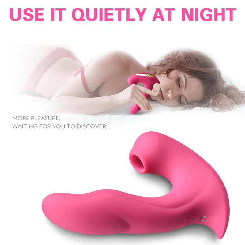 Sucking And Beating Multi-frequency Women Wearable Vibrator Toy