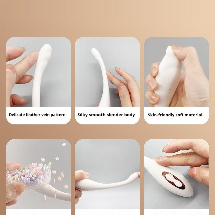 Apricot White Little Lady Dots Tide Pen Woman