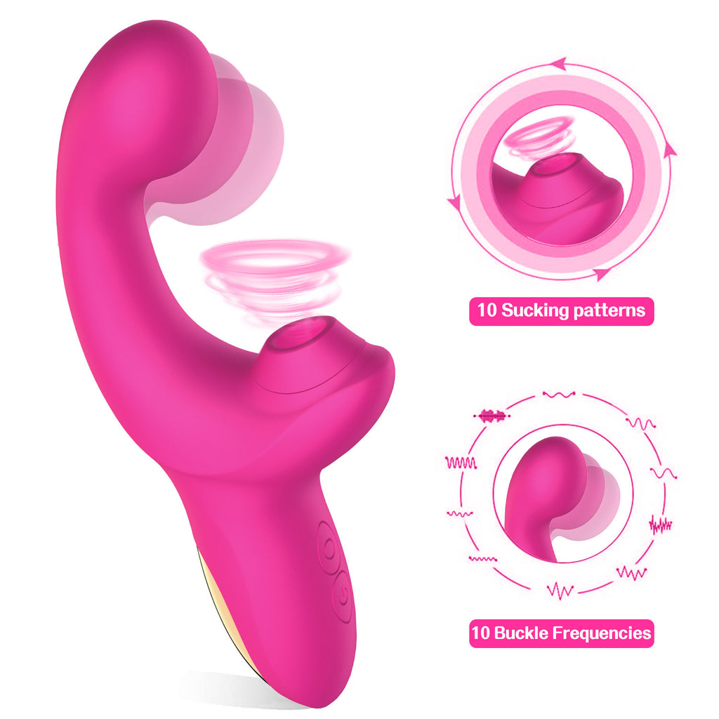 G-spot Massage Finger Button Multi-frequency Sucking Massager