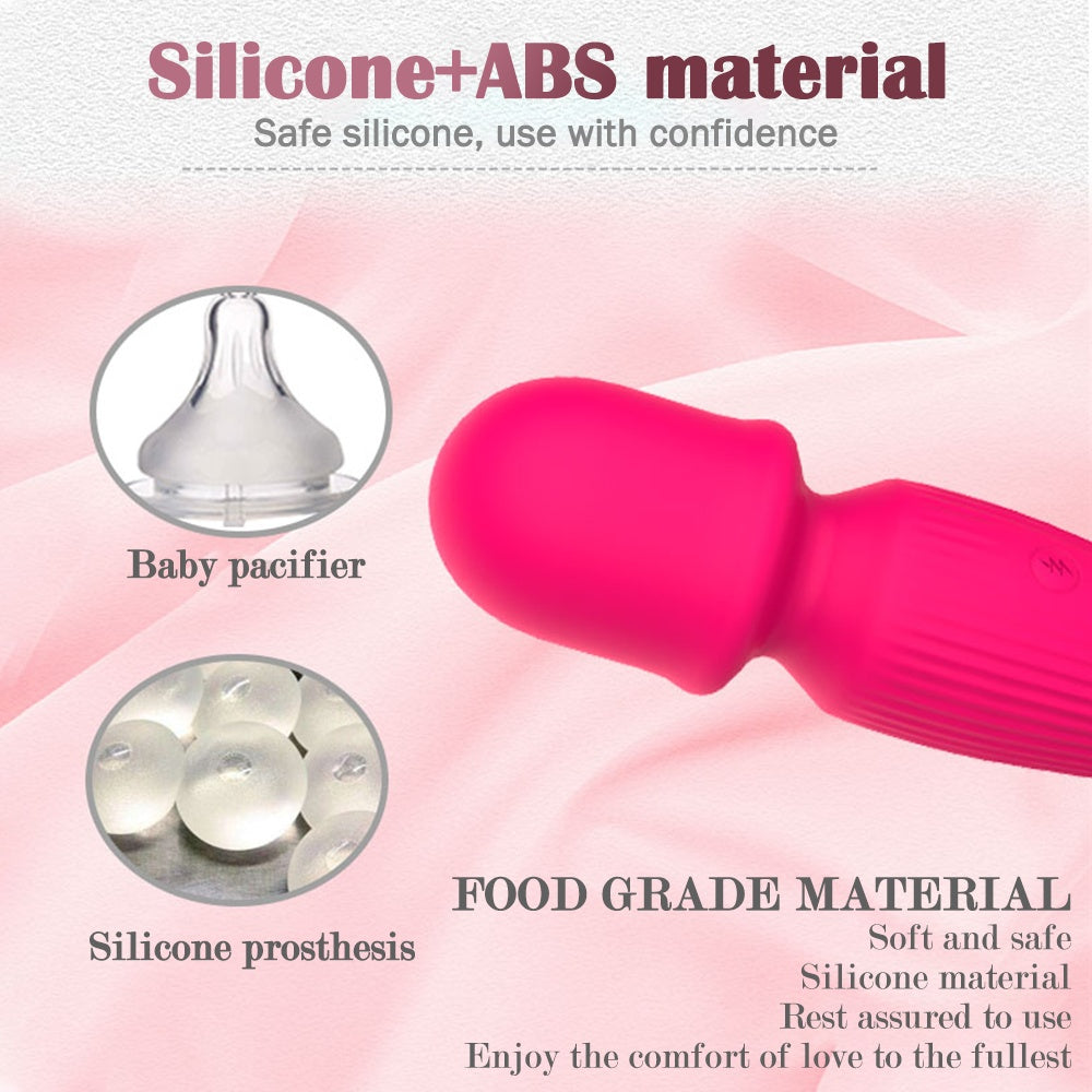 Vibrator For Clitoris And G-spot With 10 Vibration Modes, 360 Degree Bendable Stimulator, Mini Dildo For Women