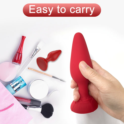 Butt Plug Silicagel Beads Butt Plug Set Small Medium Large Strong Anal- Plug Trainer Sex-Toy Men Women