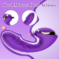 G Spot Vibrator 2 In 1 Wearable Vibrator Dildo With 10 Licking & Powerful Vibration & Rechargeable Butterfly Vibe Adult Toys Adult Sex Toy With Clitoris Stimulator For Women And Couple